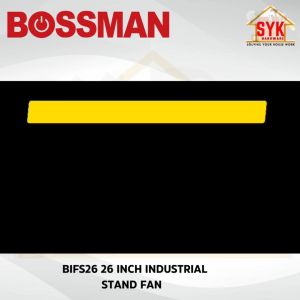SYK Bossman BIFS26 26 Inch Industrial Stand Fan 2 Blade Electric Floor Stand Fan Kipas Berdiri Angin