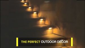 Solar Step Lamp LED Outdoor Waterproof Fence Lights Wall Lampu Solar Glow Gardens Lighting Control Auto on/off
