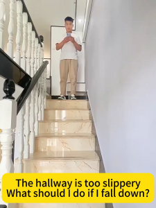 Anti Slip Strip Rubber Stair Nosing L-Type Self-Adhesive Stair Edge Protector(8/24FT x 2.5CM)