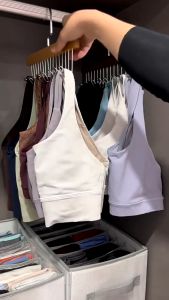 Gantungan Baju Kayu Lemari Hanger Pakaian Stainless Gantungan Celana Baju MultiFungsi