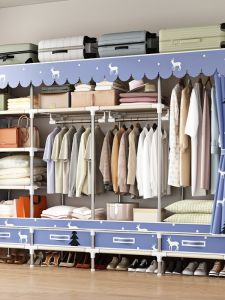 Strengthened Assembled Closet with Drawers Storage Cabinet