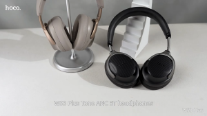 Hoco W53 Plus หูฟังบลูทูธไร้สาย แบบครอบหู ระบบตัดเสียงรบกวน ANC แบตอึด 90 ชม. รองรับ 2 ระบบ BT 5.4 / Aux 3.5mm