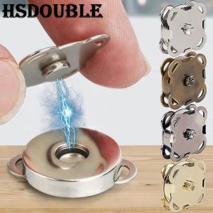 10 Sets Metal Magnetic Snap Fasteners Clasps Buttons for Handbag Purse Wallet Clothes Bag DIY Craft Sewing Accessories
