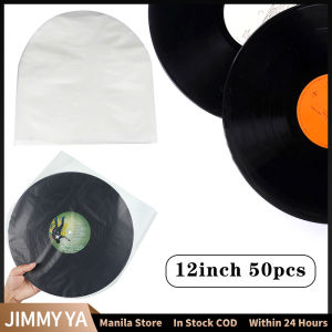 50pcs Clear Vinyl Record Protecter Sleeves 12" Anti-static LP Record Inner Sleeves Bags Inner Jacket