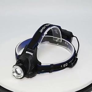 ESMARTER | Waterproof LED Headlamp Powerful Rechargeable Head Torch with Telescopic Zoom for Outdoor Camping Fishing Portable Headlight