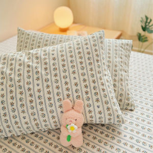 Artistic Spring Floral Pure Cotton Pillowcase Single Person 100% Cotton Pillow Cover Individually 48x74cm Pillow Bag