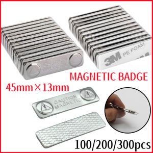 100/200/300pcs Magnetic Badge Nameplate/Adhesive Magnet/Name Tag/Magnetic Name Plate