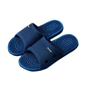 202407 Massage Cool Mens Summer Slippers Season For Home Sole Hard Shoes Thorn Hole Health Care Couple Home Room Bathroom Wash