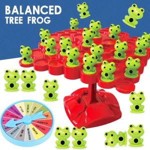 Frog Balance Tree Balancing Board Training Game Educational Math Toy Parent-child Interaction Tabletop Game Kid Birthday Gifts