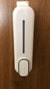 350Ml Hand Liquid Shampoo Shower Gel Dispenser Dispenser Wall Mount for Bathroom Kitchen Office