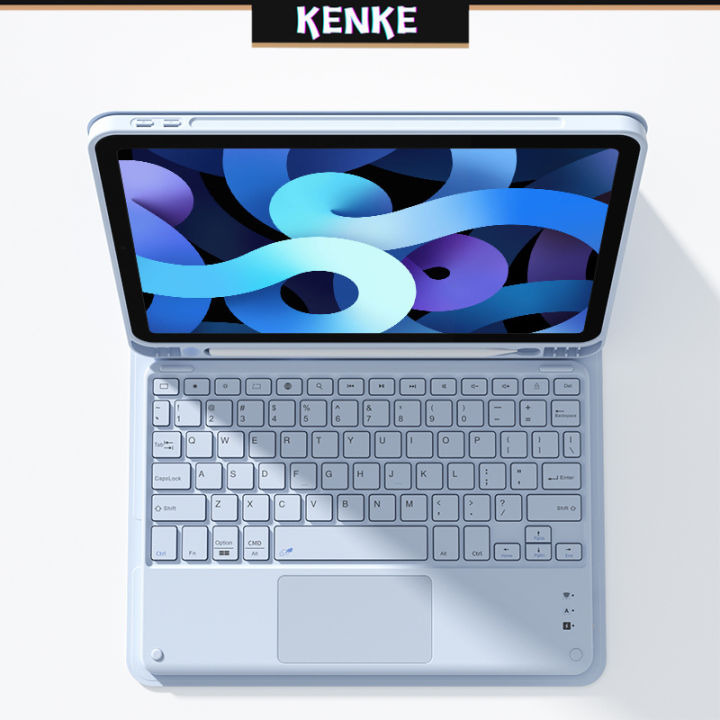 KENKE Keyboard Case for ipad pro 11 inch 2022 ipad Air 4th gen air 5th gen  iPad 10th gen iPad 9th Generation 2021 8th Gen 2020 7th Gen 2019 Touchpad 
