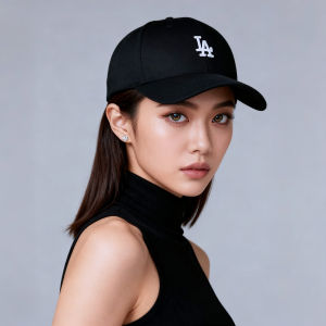 Los Angeles Dodgers 47 Black Baseball Cap Men La Peaked Cap Female Star Same Product Sunshade Sun Protection Hat