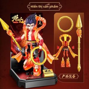 Khối Xây Dựng Mô Hình Phong Cách Trung Quốc Nezha Thần Thoại Q-Style