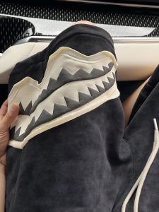 Quần Short Bóng Rổ Cá Mập Đen Nặng Mùa Hè Thể Thao Nam Quần Dài Đến Đầu Gối Trẻ Em Và Thanh Thiếu Niên Quần Dài Năm Điểm