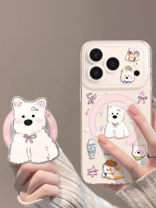 YOUSIDUN | Anti-Shock Magnetic Stand Case with Transparent Design and Heat Dissipation for iPhone 17 Pro Max 16 Pro 15 13 14 11 17 Air