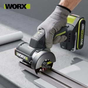 Worx | WORX WU802 20V 76mm Brushless Compact Multi Cutter Cordless Angle Grinder for Diverse Cutting and Grinding Multi Tools