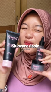 [HOT PROMO! 3in1 Hemat] Azrina Skin Barrier Set - Paket Skincare Mencerahkan & Melembabkan Wajah Mengatasi Kusam Komedo Berminyak Moisturizer Facial Face Wash Serum Sabun Muka Whitening Brightening Black Head Mosturizer Gel Day Night Cream Pria Wanita