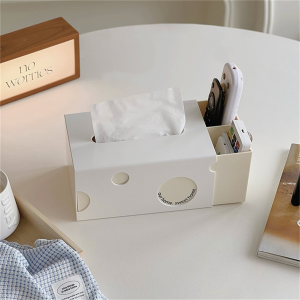 Dear Home กล่องทิชชู่ สไตล์มินิมอล พร้อมช่องเก็บของ