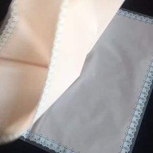 Kertas Buket Bunga Motif Renda Lace Border Cellophane Flower Wrapping Paper KB6175