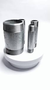 Ống Ren Sắt Mạ Kẽm Ống Tiện Hai Ren Ngoài Sắt Mạ Kẽm Phi 21 27 34 42 49 60 - Dài 10cm