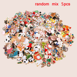 Hot Sale Mixed Cute Hearts Animals Charms Flowers Fruits Rainbow Charms for DIY Jewelry Making More than 5000 Styles Random