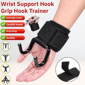 Wrist Support Hook Grip Hook Trainer Weight Lifting Hooks Hand-Bar Wrist Straps Pull-Ups-Hooks Weightlifting Strength Training