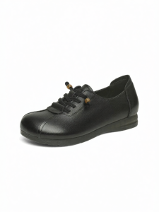 Reddragonfly | Ladies Leather Shoes with Lace Soft Sole for Elderly
