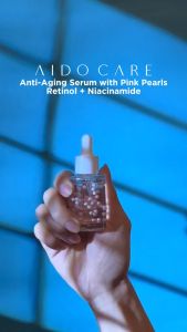 Aido Care Anti-Aging Serum with Pink Pearls and Retinol + Niacinamide