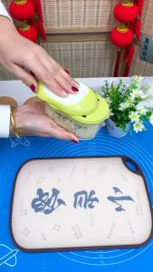 Máy Xay Tỏi Ớt Cầm Tay Mini Dụng Cụ Xay Tỏi Ớt Dây Rút Tiện Lợi Máy Xay Nhà Bếp Mini