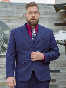 Plus-Size Suit Mens Suits Plus Size Thin Mens Suit Set plus Size Business Casual Groom Dress