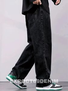 CELANA JEANS PRIA LOOSE PANTS BIRU MUDA KOREAN STYLE - EXROCT69DENIM