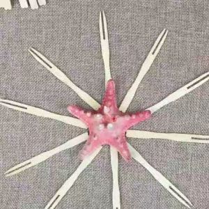 Bamboo Mini Fork Toothpick 100 pcs Fruit Fork Disposable  Household Dim Bamboo Sum Fork Heart-shaped Fork KTV Bar Club