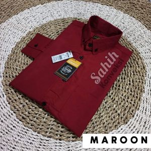 kemeja pria polos warna hitam lengan panjang jumbo big size M-XXXL FORMAL NON FORMAL