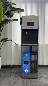 Dispenser GEA POLARIS Galon Bawah Bottom Loading Water Digital Display Temperature UV Lamp Stainless Steel Murah GARANSI RESMI GEA