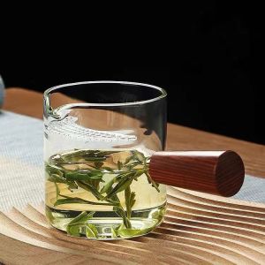 Bình Pha Trà Chống Nóng Từ Kính Borosilicate Có Rây Và Tán Bên