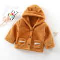 JIFANPAUL | Winter New Double-Faced Fleece Children's Hooded Coat. 