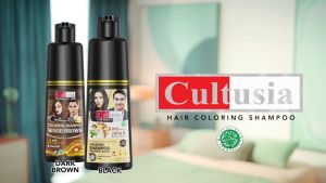 Cultusia Coloring Shampoo Original Black 160ML - Whith Extract Jahe & Minyak Zaitun