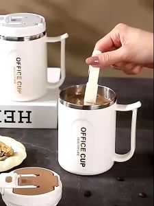 MUG GELAS TAHAN PANAS DAN DINGIN / MUG GO TUMBLER 500 ML VACUUM INSULATED STAINLESS STEEL DENGAN KOTAK913
