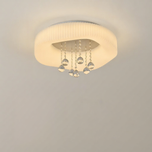FANZHEN | Smart Eye-care Cream Style Ceiling Light with K9 Crystal