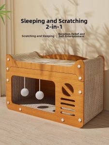 hipidog | Durable Two-tier Cat Scratch Bed