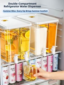 MEIZHUFU | Cold Beverage Dispenser with Faucet for Home Use