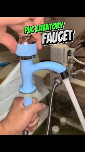 1128+1206 1PCS High Quality Kitchen Faucet PP Plastic Faucet 1/2" Deck Mount Lavatory Faucet