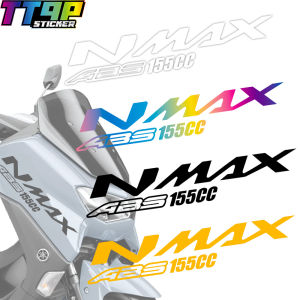 สะท้อนแสงอุปกรณ์มอเตอร์ไซค์สติ๊กเกอร์สกูตเตอร์ร่างกายแถบด้านข้าง F Airing สติ๊กเกอร์โลโก้รูปลอกสำหรับ YAMAHA NMAX 155