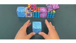 Mainan Puzzle Kubus Magic Cube Magnetik 3D Berubah Bentuk