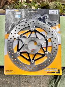 Piringan Cakram Depan MOS pnp RX King New Disc 300 + Breket Tinggal Pasang Best Quality