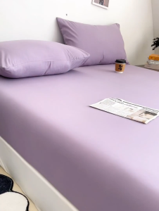 3in1 Bedsheet No Gusot Fitted Sheet Korean PLAIN COLORS Queen/Single/Double/King Size Bed Sheet With 2 Pillowcases