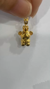 Poh Heng Jewellery 22K Cuddly Teddy Bear Charm in Yellow Gold[Price By Weight]
