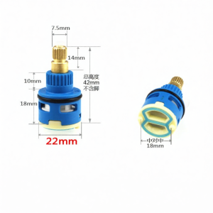Three-Way Shower Faucet Valve Core Handle Switch Water Distributor 22mm Repair Parts for Bathroom And Kitchen Faucets