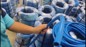 สายยางรดน้ำ 10เมตร 1 นิว/6 หุน/5 หุน เนื้อหนาเด้ง 3 ปี ไม่แข็งกรอบ สายยางฟ้า