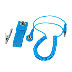 KUAIQU 1.8 ม. 2.5 ม. แบบมีสาย สายรัดข้อมือกันไฟฟ้าสถิตย์แบบไร้สาย ESD Wrist Strap (สินค้าพร้อมจัดส่ง) จากระยอง ประเทศไทย